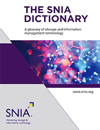 SNIA Dictionary Cover